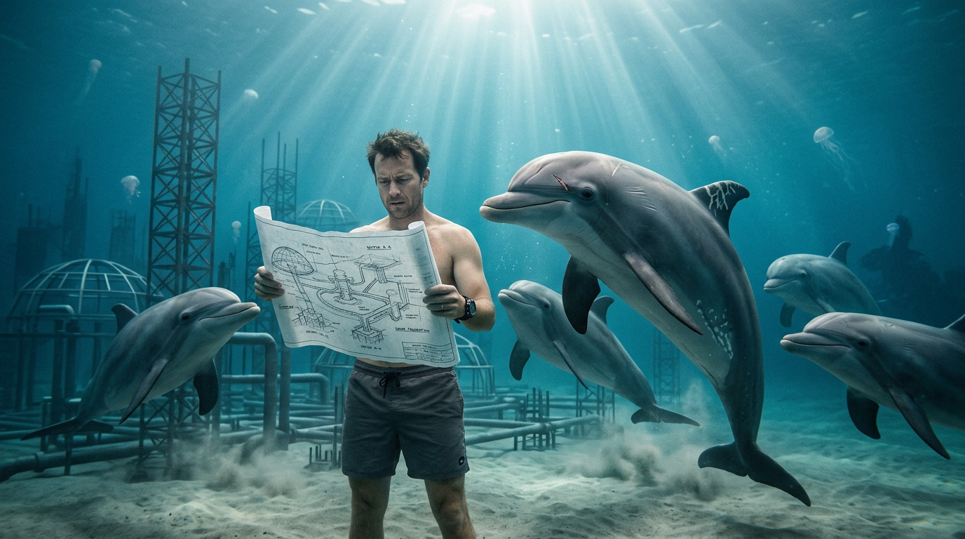 Gerald the Dolphin: The Viral Story of a Man Kidnapped to Build an Underwater City